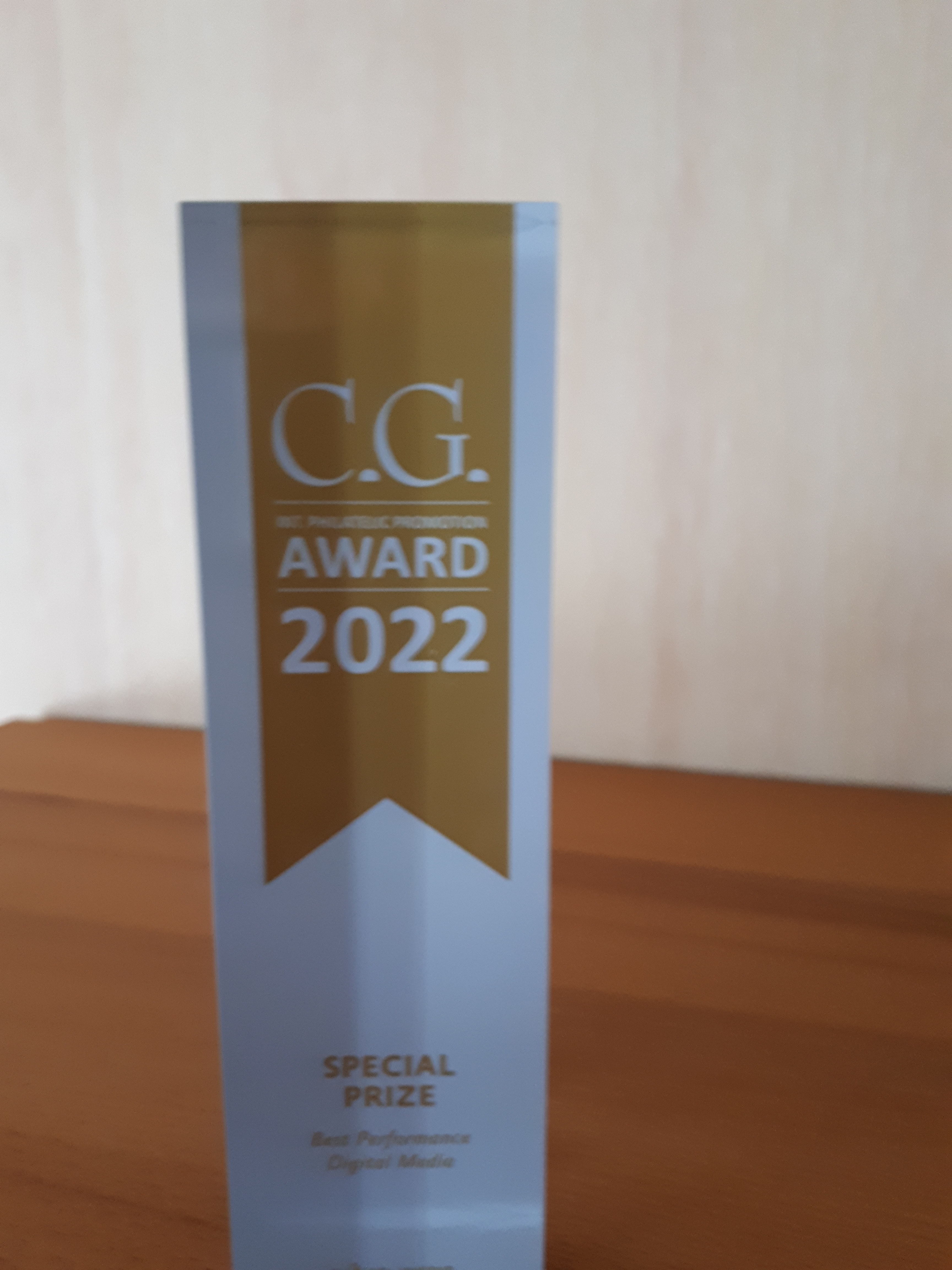 C.G. Award 2022 Pokal1