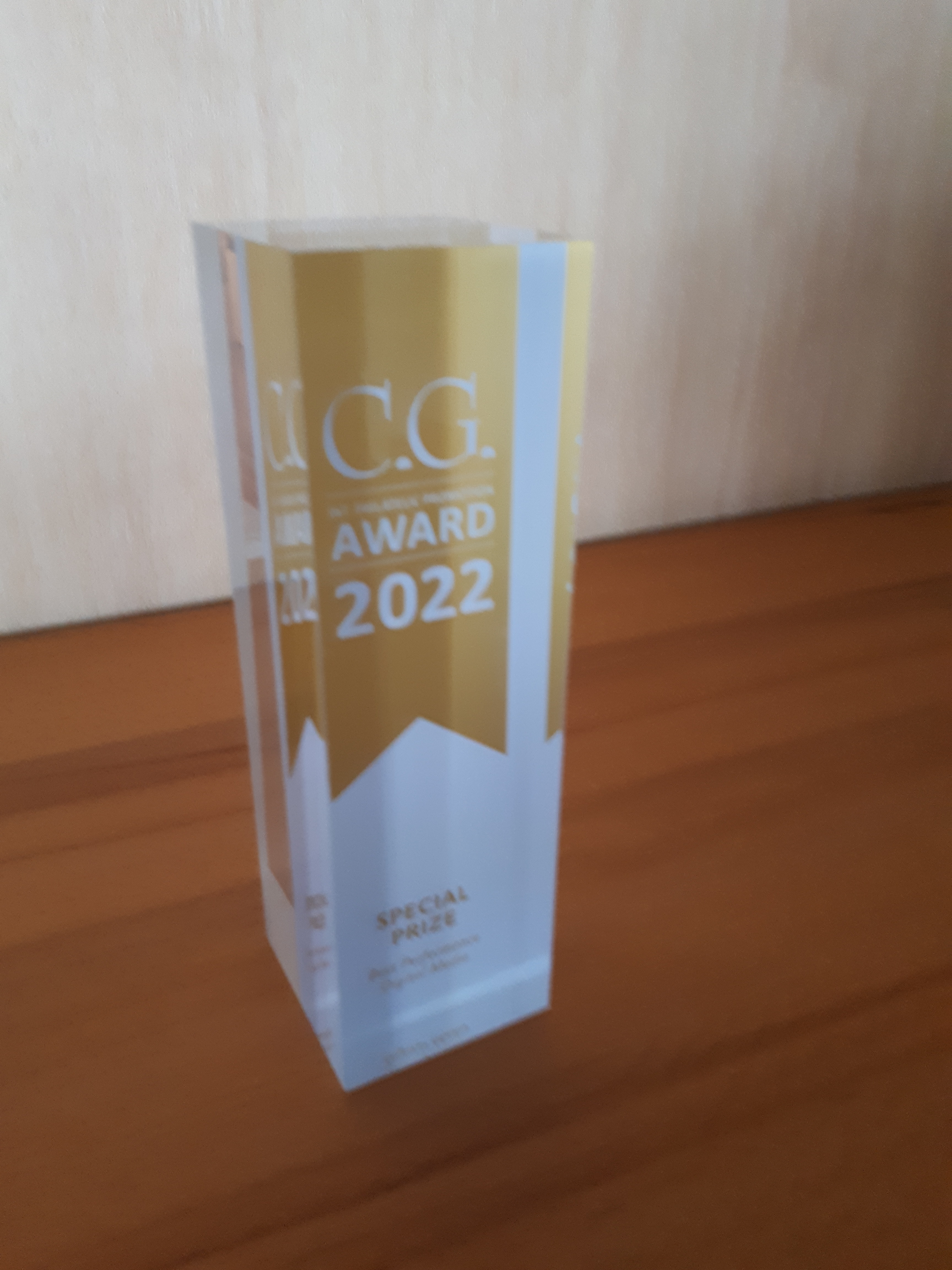 C.G. Award 2022 Pokal2